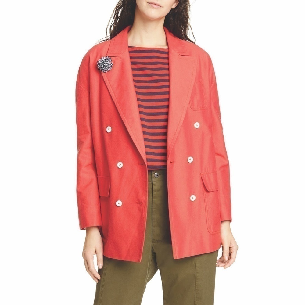 ALEX MILL Double Breasted Oxford Blazer